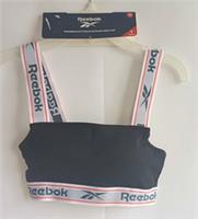 Reebok Navy Blue And White Sports Crop Top- Size XS, Sports, Casual, Summer - XS Regular