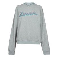Reebok Womens/Ladies Crop SweatshirtXS Light Grey Heather GT24312 - XS Regular