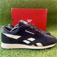 Reebok Classic Nylon Navy Blue uk 10 Mens Retro Sneakers