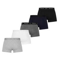 Reebok Mens Jersey Boxer Briefs (Pack of 5) GT29098 - XL Regular