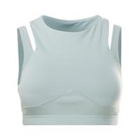 Reebok Womens/Ladies Studio Layered Sports Bra0 UK - 2 UK Blue GT47219 - 0 UK - 2 UK Regular