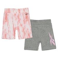 Reebok Girls Tie Dye Biker Shorts (Pack of 2)18-24 Months Silver Tie Dye GT1323