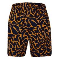 Reebok Unisex Adult Workout Ready All-Over Print ShortsXS S Burgundy/Ochre GT14 - XS S Regular