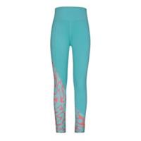 Reebok Womens/Ladies Abstract Skinny Running LeggingsXXS Teal GT18992 - 2XS Regular