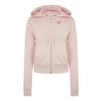 Reebok Womens/Ladies French Terry Regular Full Zip HoodieXXS Light Pink GT20869 - 2XS Regular