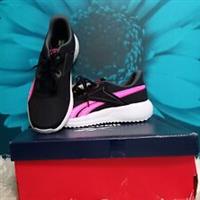 Reebok Lite 3.0 Black / Atomic Pink / White Trainers (Multiple Sizes Available)