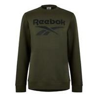 Reebok Mens Fleece Logo Crw Crew Sweater - S Regular