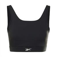 Reebok Womens Yoga Bra Top Medium Impact Sports Training Fitness Gym Crop Tops - XS Regular