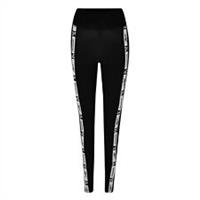 Reebok Womens Tape Leggings Activewear Training Sports Bottoms Gym Legging - XS Regular