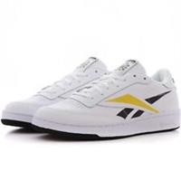 Size UK 7.5 - Reebok Club C 85 White Sneakers Trainers Shoes