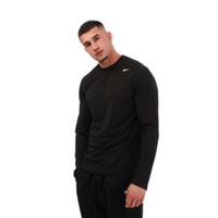 Men's Reebok Training Tech Long Sleeve T-Shirt in Black - S Regular