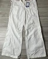 Reebok Womens White Cotton Beach Woven Pants Size UK 16 - 16 Regular