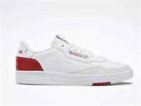 Reebok Court Peak Red White Leather Tennis Shoes Trainers Sneakers Size 5.5 38.5