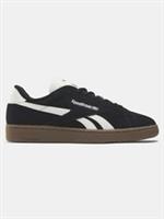 Size UK 7 - Reebok Club C Grounds Black Suede Trainers Shoes Sneakers