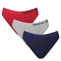 Reebok Womens Kmila 3 Pack Briefs Brazillian - 8 Regular