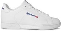 Size UK 6 - Reebok NPC II White Trainers Shoes Sneakers