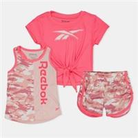 Reebok Kids Camo 3pc Set Baby Top And Short - 3-4 Years Regular