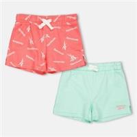 Reebok Kids 2 Pack Shorts Baby Jersey - 3-4 Years Regular