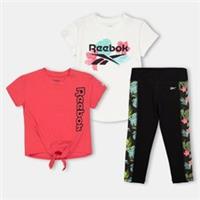 Reebok Kids 3pcs Set Top And Leggings - 9-12 Months Regular