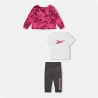 Reebok Kids Leg 3pc Set Top And Legging - 6-9 Months Regular