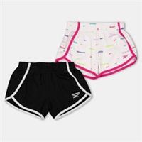 Reebok Kids 2 Pack Short Baby Jersey Shorts - 5-6 Years Regular