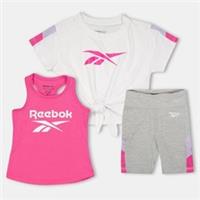 Reebok Kids Block 3pc Top And Short Set - 18-24 Months Regular