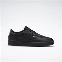 Size UK 9 - Reebok Club c 85 All Black Trainers Shoes Sneakers