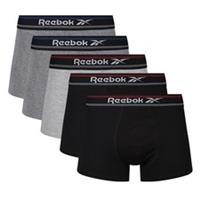Reebok Mens Colvin 5 Pack Trunks Trunk Moisture Wicking - S Regular