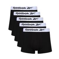Reebok Mens Kawan 5 Pack Trunks Trunk Moisture Wicking - XL Regular
