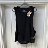 Reebok Vest Men's Small Black Sleeveless Tank Top Combat Workout Exercise - S Regular