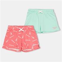 Reebok Kids 2 Pack Shorts Baby Jersey - 3-4 Years Regular