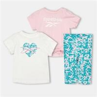Reebok Kids 3pcs Set Top And Legging - 9-12 Months Regular