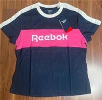 Reebok linear logo T-shirt women navy size L - 12 Regular