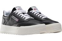 Reebok Club C Megacourt Tennis Shoes Black / Chalk / White UK 6.5