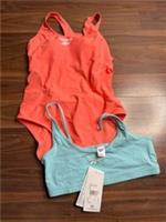 Reebok bundle womens sport swimsuits one piece small logo sport bra size S - S Regular