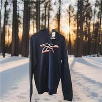 Reebok Vector Fleece Hoodie , Blue Size Small - S Regular