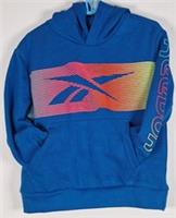 REEBOK Baby Toddler Boys Blue Hoodie Sweater - Multicoloured Logo 18-24 Months - 18-24 Months Regular