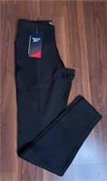Reebok Workout Ready Womens Leggings Black Gym Training Size XS - 6 Regular