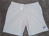 Reebok Classic Vector Sweat Shorts Mens Large Grey Cotton Gym Lounge NWT - L Regular