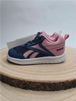 Reebok Rush Runner 5 Elastic Lace Infant Trainers Girls Kids Size 6K
