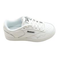 Reebok Women's Court Advance Bold Tennis Trainers White Coated Leather Upper New