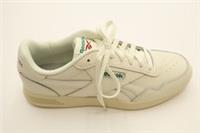 Reebok Men's Court Advance Tennis Trainers Chalk/Dark Green Comfort Footbed New