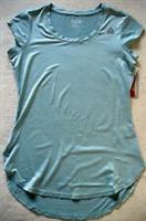 REEBOK LEGEND LADES TRAINING GYM T-SHIRT TOP ATHLETIC SLIM FIT GREY MIST XS/S - XS Regular