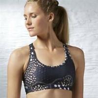 Reebok Womans SF Racer Bra Stud Print UK Size L 16-18 AA1589 B90 - L Regular