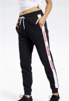 REEBOK Womens Black & White Linear Logo Sweatpants Joggers Ladies Small BNWT - S Regular