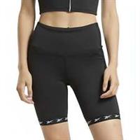 Reebok Studio High Intensity Womens Short Tights Black Gym Training Shorts