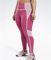 Reebok Lux High Waist Pink Ladies Leggings Size 1X (REF8)