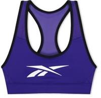 Reebok Lux Vector Sports Bra Womens Purple Size UK Small (RefR21)