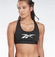 Reebok Hero Medium Support Sports Bra Womens Black Size UK Small (RefR19)