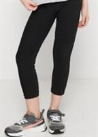 Reebok Active Leggings Juniors Girls Black Size UK 5-6 Years (RefX27)